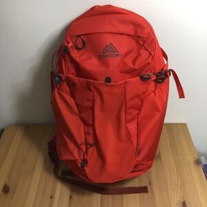 Gregory Kiro 24 Backpack Large Red Travel H2O Hiking Outdoors Pockets